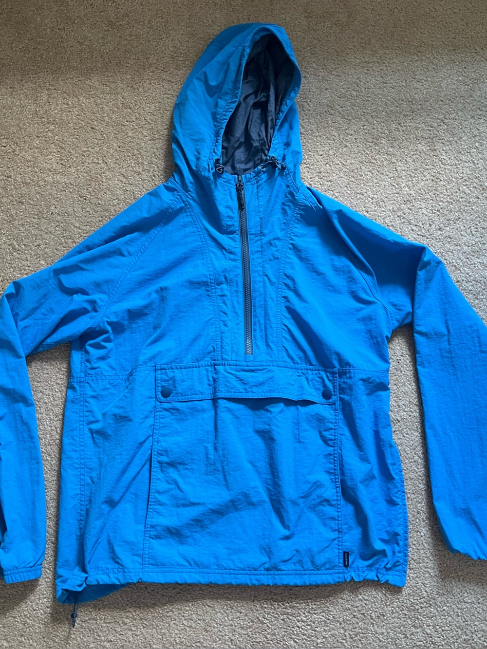 Vineyard Vines blue anorak windbreaker rain jacket
